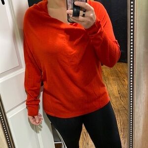 Eileen Fisher Red 100% Merino Wool Sweater